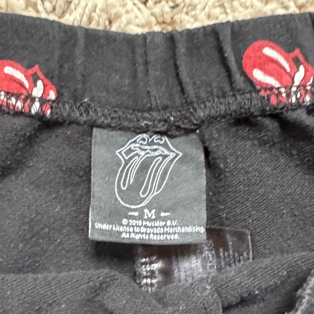 The Rolling Stones Terry Knit Sleep Set, M - Picture 4 of 7